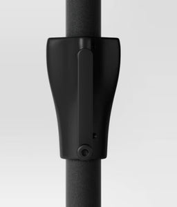 9' Round Outdoor Patio Market Umbrella with Black Pole - Threshold! (NEW)