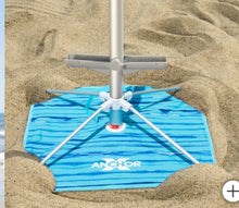 Tommy Bahama ANCHORX 7.5’ Beach Umbrella System Teal!! (NEW)