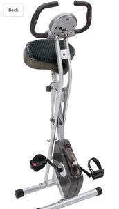 Exerpeutic Folding Exercise Bike, 8 Levels of Resistance Stationary Bike, Bluetooth tracking & Tablet Holder! (NEW)