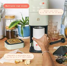 Beautiful Perfect Grind™ Programmable Single Serve Coffee Maker, Sage Green by Drew Barrymore