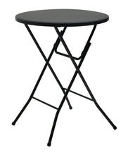 Mainstays 31" Round High-Top Folding Table, Black!! NEW OUT OF BOX!!