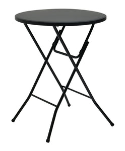 Mainstays 31" Round High-Top Folding Table, Black!! NEW OUT OF BOX!!
