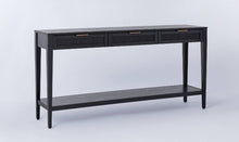 East Bluff Wicker Drawer Console Table Black - Threshold™ designed with Studio McGee: Modern Storage, Metal Hardware