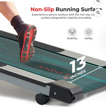 Sunny Health & Fitness Manual Treadmill - Compact Foldable Exercise Machine for Running and Cardio Training! (NEW & ASSEMBLED)