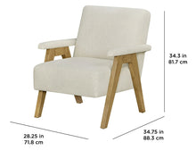 Better Homes & Gardens Ezra Accent Chair, Living Room, Cream!! NEW IN BOX!!