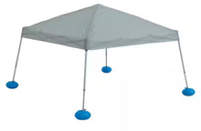 Grey 10 ft. x 10 ft. Steel and Aluminum Frame Floating Tent Pool Pop Up Gazebo with Fabric Canopy! (NEW IN BOX)