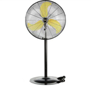 Edendirect 30 in. Heavy Duty High Velocity Pedestal Oscillating Fan with Powerful 1/3 HP Motor, Commercial or Industrial Fan!! NEW IN BOX!!