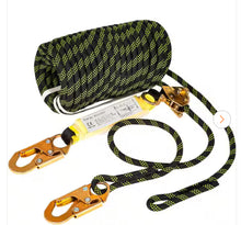 50 ft. Fall Protection Rope Polyester Roofing Rope Climbing Lanyard CE Compliant Fall Arrest Protection Equipment- NEW