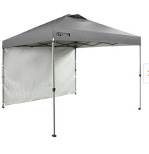 Everbilt 10 ft. x 10 ft. White Commercial Instant Canopy-Pop Up Tent (BRAND NEW) With  1 removable wall panel included- new