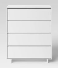 Modern 4 Drawer Dresser Pure White - Room Essentials! (NEW IN BOX)