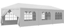 10 ft. x 30 ft. White Outdoor Wedding Party Tent, Garden Gazebo Canopy Marquee Parking Shed with 8 Removable Sidewalls! (NEW IN BOX)