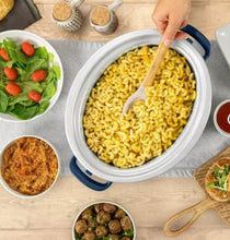 Crock-Pot 7qt Cook & Carry One Touch Programmable Slow Cooker Poseidon Blue: Locking Lid, Dishwasher-Safe Parts! (NEW IN BOX)
