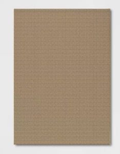 Micro Grid Rectangular Woven Indoor Outdoor Area Rug - 6’7” x 9’! (NEW - WRAPPED IN PLASTIC)