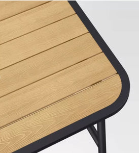 Picnic Rectangle Table Black - Room Essentials! (NEW IN BOX)