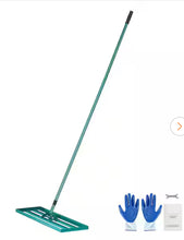 48 in. x 10 in. Lawn Leveling Rake, Heavy-Duty Tool with 78 in. Steel Handle for Garden, Golf Course and Farm- new