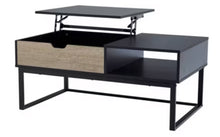 Bryson Two-Tone Lift Top with Storage Coffee Table Black - Teamson Home: Modern Home Office Desk! (NEW IN BOX)