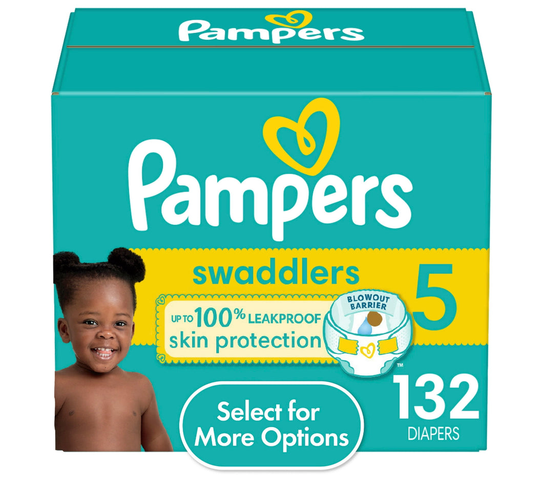 Pampers Swaddlers Size 5 132 count (new in the box)