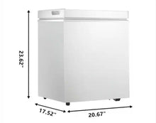 Cowsar 20.67 in. W 1.8 Cubic Feet Manual Defrost Garage Ready Chest Freezer with Adjustable Temperature Controls in White!! BRAND NEW!!