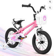 JOYSTAR Pluto Kids Bike with Training Wheels - 14 inch Bike,(Pink)- new in box