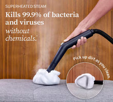 Dupray Neat Steam Cleaner Bundle with 40-Accessories- A Powerful, Corded Multi-Purpose Steamer Kills Viruses and Allergens! (NEW IN BOX)