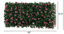 40 in. x 80 in. Artificial Bougainvillea Expandable Privacy Fence Trellis Screen and Hedge Panel, UV Resistant (In/Out)! (NEW - SINGLE PANEL!)