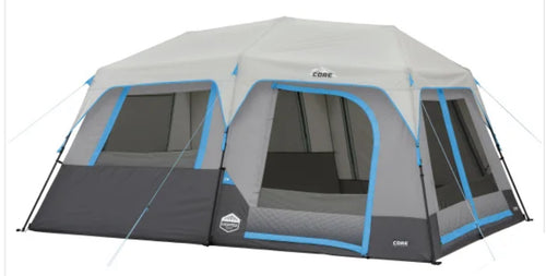 CORE 10-person Lighted Instant Cabin Tent!! NEW!!