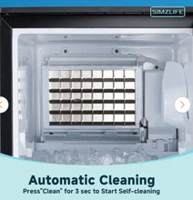 SIMZLIFE
15 in. 80 lb./24H Freestanding/Built-in Ice Maker in Stainless Steel, 24 lb. Storage Capacity, 3-Possible Ice Cube Sizes- new!