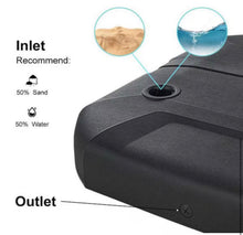 330 lbs. Water and Sand Filled Weighted Patio Umbrella Base in Black! (NEW IN BOX!)