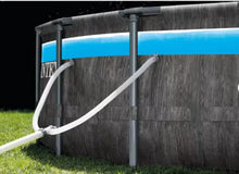Intex 14' x 42" Clearview Prism Frame Above Ground Pool - Graywood Print: Steel Frame & Vinyl Liner! (NEW IN BOX)