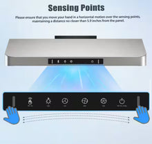 Vikio 30 in. 900CFM Ducted Under Cabinet Range Hood in Stainless Steel with 3-Way Venting Removable LEDS and Gesture Control!! NEW IN BOX!!