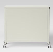 2 Door Metal Rolling Locker Storage Cabinet White - Room Essentials! (NEW IN BOX)