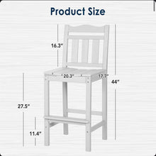 Lark Manor Outdoor 44" Bar Chair, Adirondack Bar Stools Set Of 2 - WE DO NOT SHIP!!