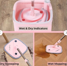 True & Tidy True Clean Spin Mop and Bucket System: Microfiber Cleaning Tools for Household Floor Maintenance! (NEW)