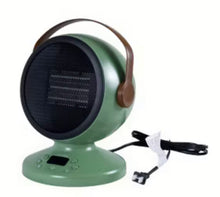 Cascade Portable Fan/Heater with Handle Slate! (NEW IN BOX - FAN OR HEAT!)
