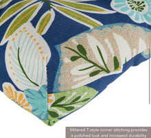 Marlow Floral Rectangle Outdoor Bench Cushion, 2Pc!