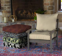 Set of 4 - 22 in. x 24 in. 2-Piece Deep Seating Outdoor Lounge Chair Cushion in Tan, Butts & Backs! (NEW IN BOX’S)