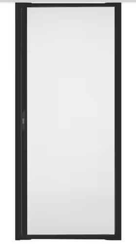 Andersen 36 in. x 80 in. LuminAire Black Single Universal Aluminum Gliding Retractable Screen Door Fits 32 to 36 in. Opening! (NEW IN BOX)