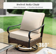 Swivel Patio Lounge Chairs With Cushions (set Of 2) - WE DO NOT SHIP!!