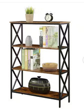 Convenience Concepts

Tucson 41.5 in. Tall Barnwood/Black Particle Board 4-Shelf Accent Bookcase with Metal Frame