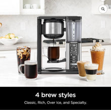 Ninja Specialty Coffee Maker, Hot & Iced Coffee, 6 Brew Styles, 10-Cup Carafe, Fold-Away Frother, Permanent Filter, Removable Reservoir, Black, CM300