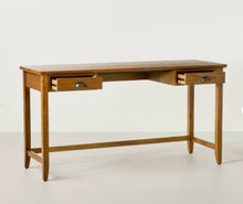 2-Drawer Rectangular Office Desk -Oak Brown! (NEW IN BOX)