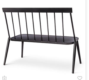 Windsor Metal Stack Patio Bench from Threshold- new!