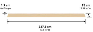 Artika Panolok Slat Wall Set, 6 Boxes of 8, Oak! (NEW IN BOXES, 6 BOXES OF 8 SLATS)!!