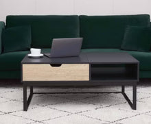Bryson Two-Tone Lift Top with Storage Coffee Table Black - Teamson Home: Modern Home Office Desk! (NEW IN BOX)