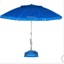 Tommy Bahama ANCHORX 7.5’ Beach Umbrella System, Blue Floral!! (NEW)