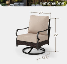 Swivel Patio Lounge Chairs With Cushions (set Of 2) - WE DO NOT SHIP!!