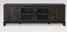 Storage TV Stand for TVs up to 75" Weathered Pine - Threshold™: Farmhouse Style Media Console with Adjustable Shelves! (NEW IN BOX)