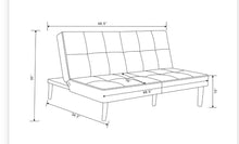 Futon Sofa from Room Essentials- new - black