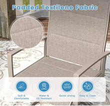 CLEARANCE SALE!  10- Piece Metal Outdoor Dining Set with 60 in. Sandshell Round Table, 8 Sandshell Swivel Dining Chairs for 8 Person and umbrella - new / assembled!
