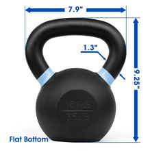 Yes4All 16kg / 35lb Powder Coated Kettlebell, Single**New**￼